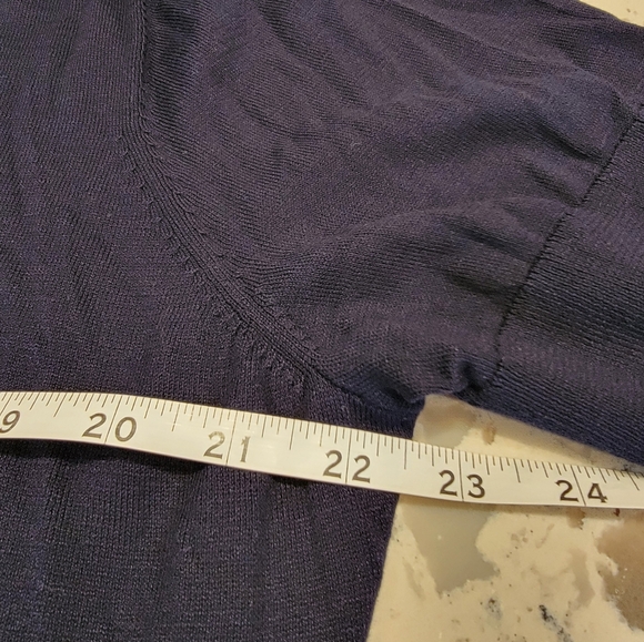 Ann‎ Taylor Lightweight Silk/Cotton Short Sleeve Cardigan Size XXL - Picture 4 of 9